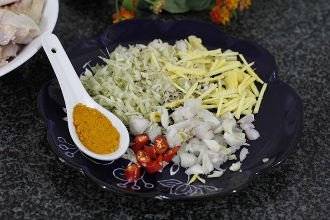 sả và nghệ