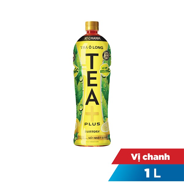 trà ô long vị chanh chai 1l